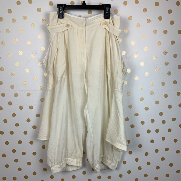 Stella McCartney Pants - Stella McCartney Cotton Harem Genie Cropped Pants